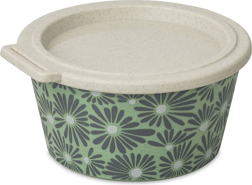 Δοχείο φαγητού Blomster Box Daisy 700 ml, πράσινο