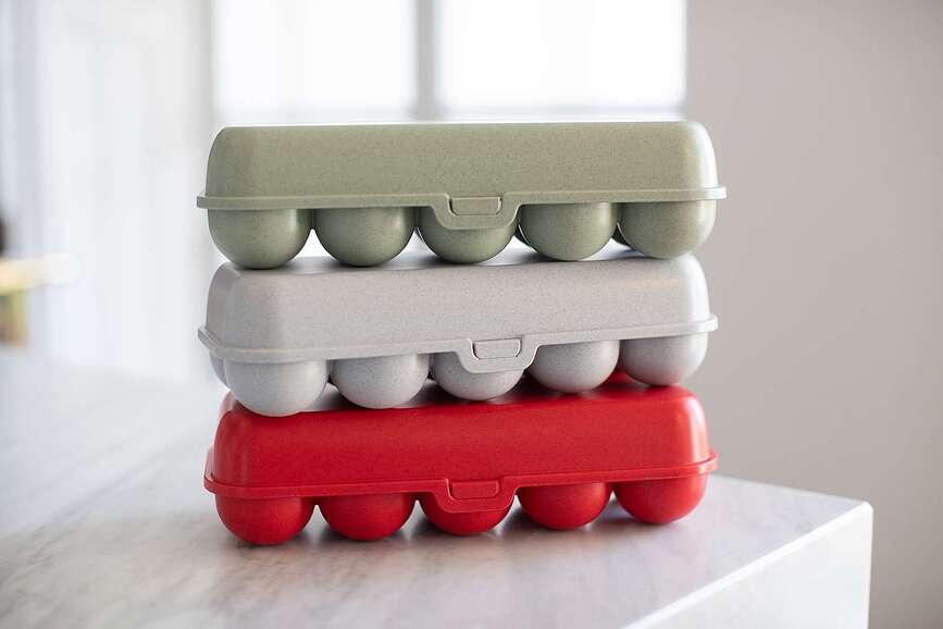 Eggs To Go Organic Θήκη για Αυγά, γκρι
