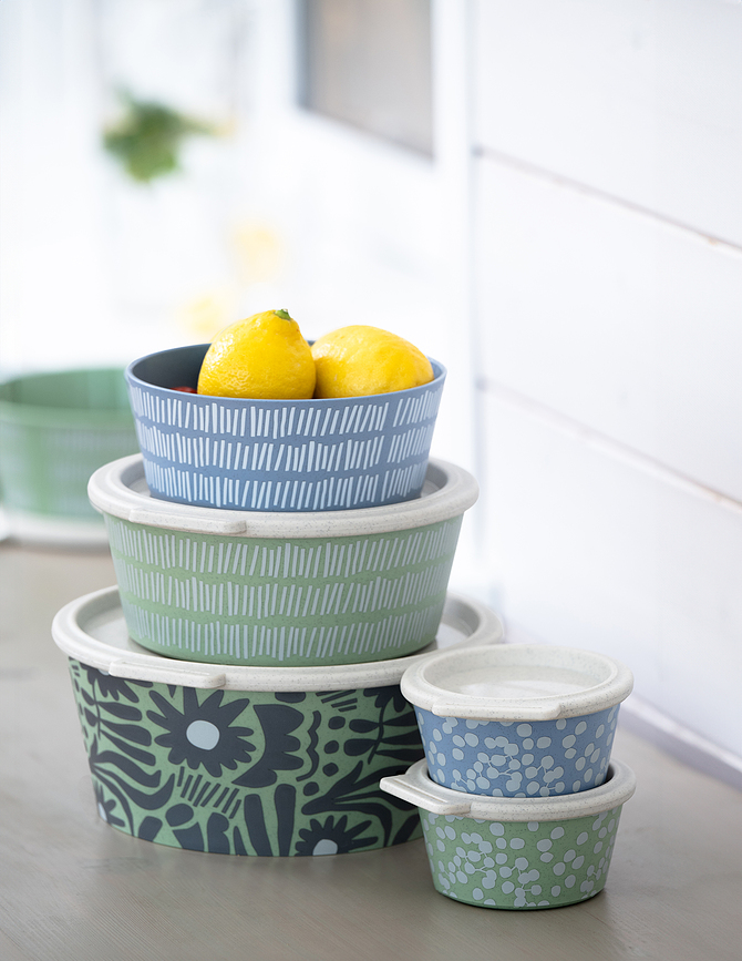 Fiambrera Blomster Box Bloom 2,2 l, azul