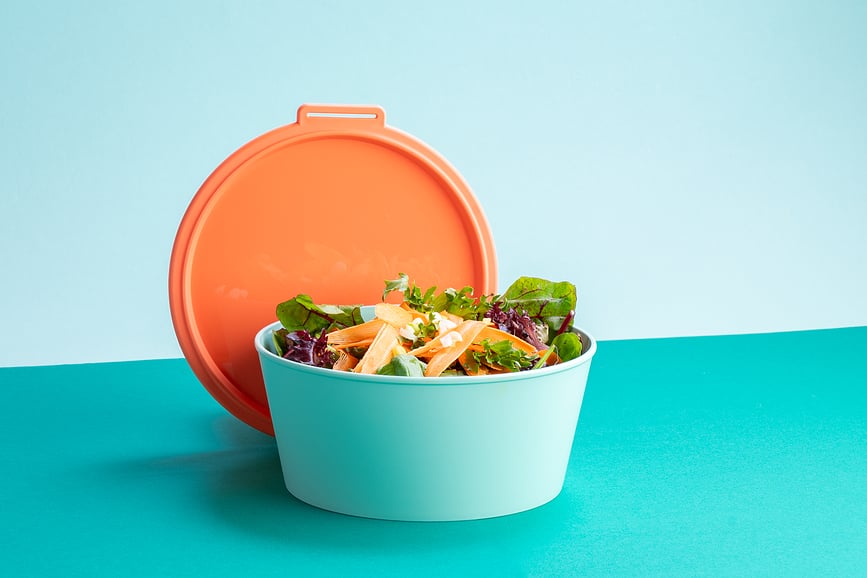 Fiambrera Nora Box 2,2 l, menta-coral