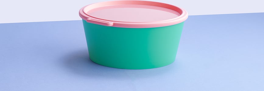 Fiambrera Nora Box 2,2 l, menta-coral
