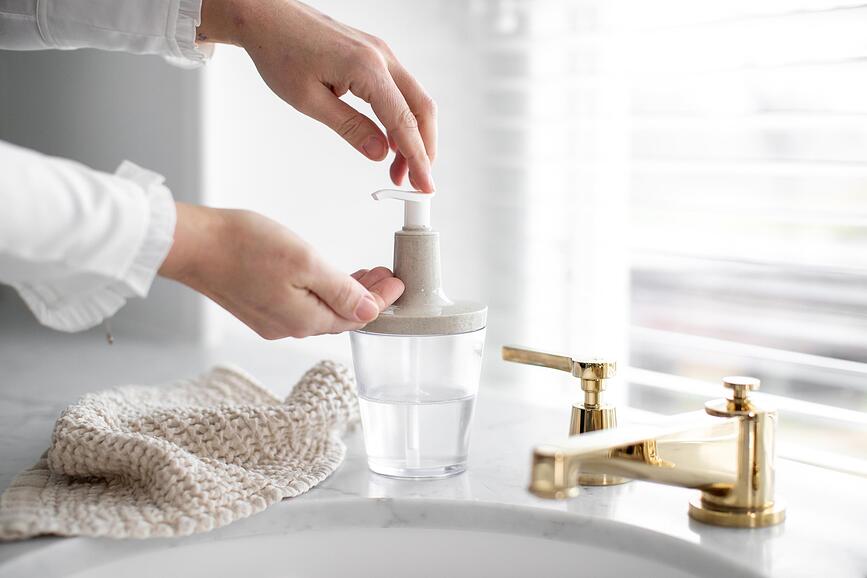 Flow Δοχείο Σαπουνιού, ανακυκλωμένο, λευκό