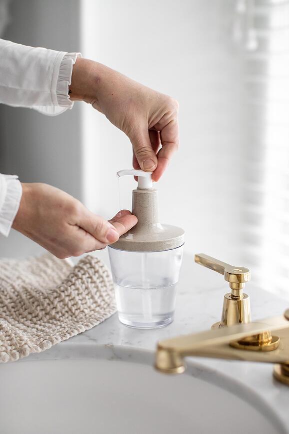 Flow Distributeur de Savon recyclé, blanc