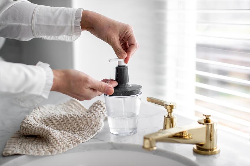 Flow Distributeur de Savon recyclé, blanc