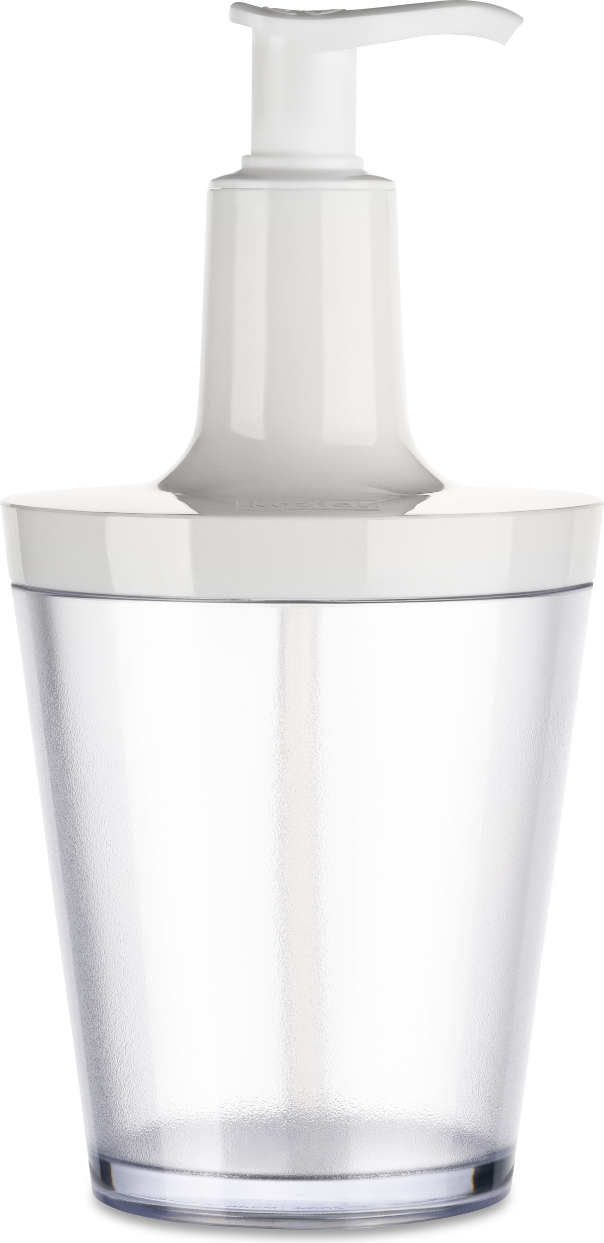 Liquid soap dispenser FLOW 250 ml, white, Koziol 