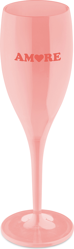Flûte à champagne Cheers avec inscription Amore