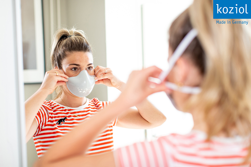 HI Zaščitna maska, roza