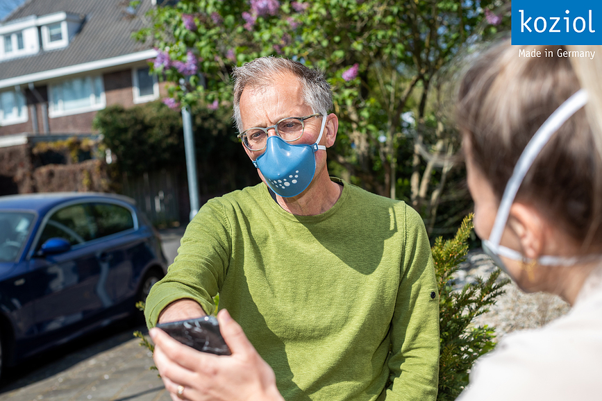 HI Zaščitna maska, roza