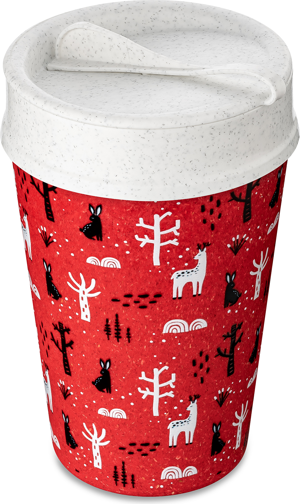 Iso To Go Organic Nature Winter Forrest Thermobecher