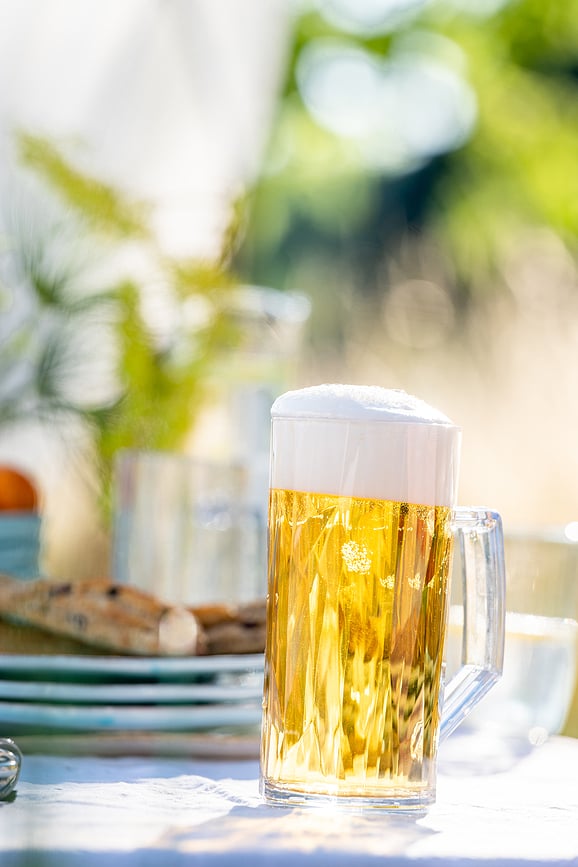 Jarras de cerveza Club No. 25 300 ml, transparentes, 2 unidades