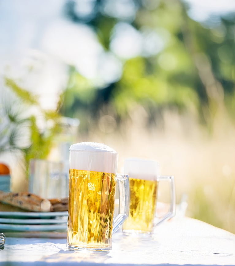 Jarras de cerveza Club No. 26 500 ml, transparentes, 2 unidades