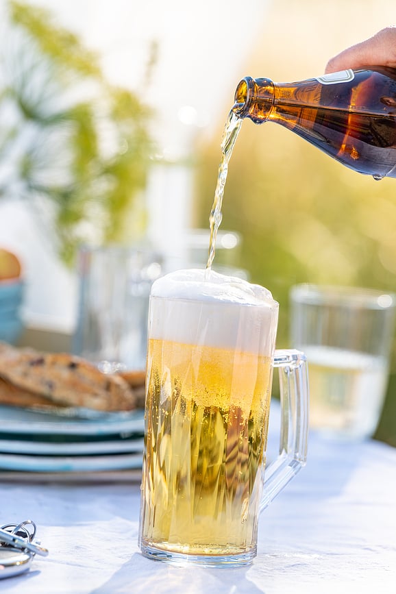 Jarras de cerveza Club No. 26 500 ml, transparentes, 2 unidades