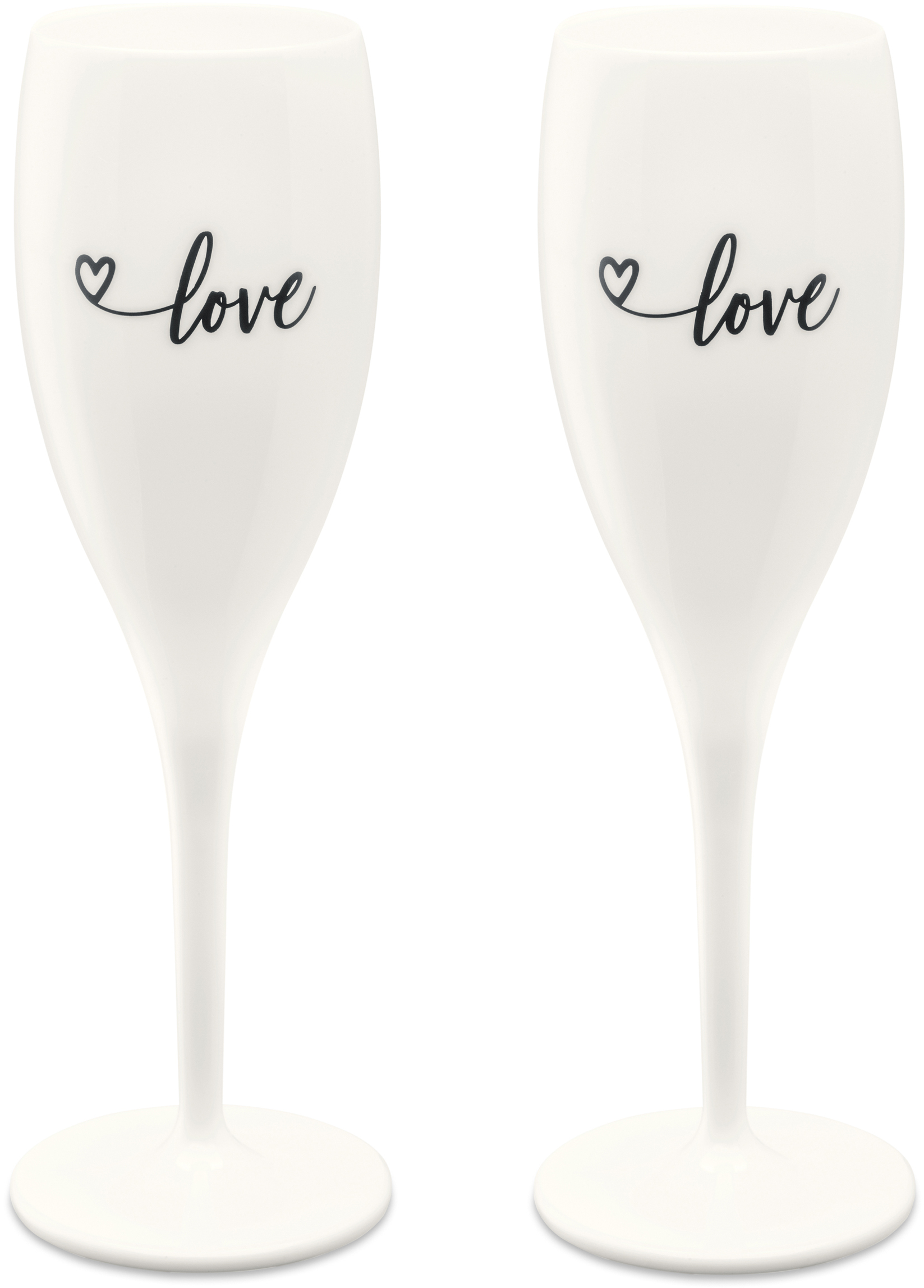 Kieliszki do szampana Cheers No.1 Love 2 szt.