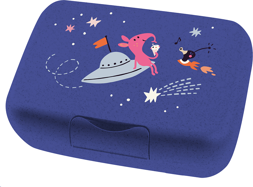 Kinderbroodtrommel Candy Organic Space