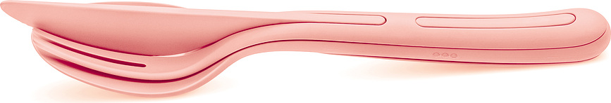 Klikk Couverts, rose, Set 3 pièces