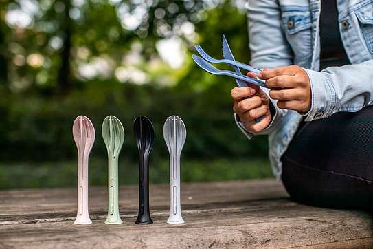 Klikk Pocket Organic Komplet sztućców 3 el.