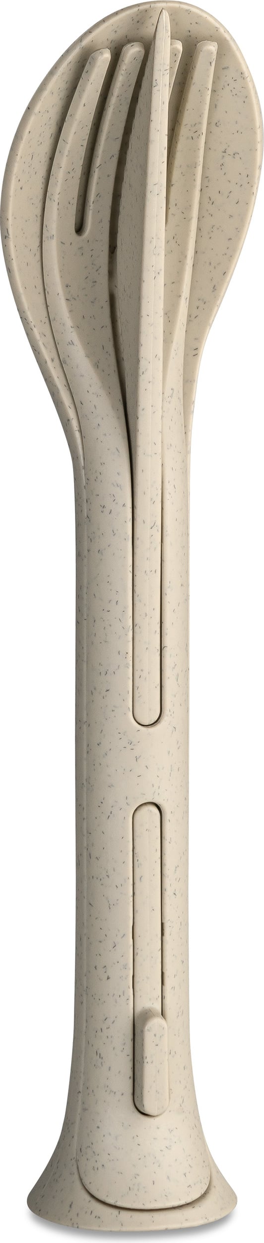 Klikk Pocket Organic Nature 2 Besteck-Set sandfarbig 3 El.