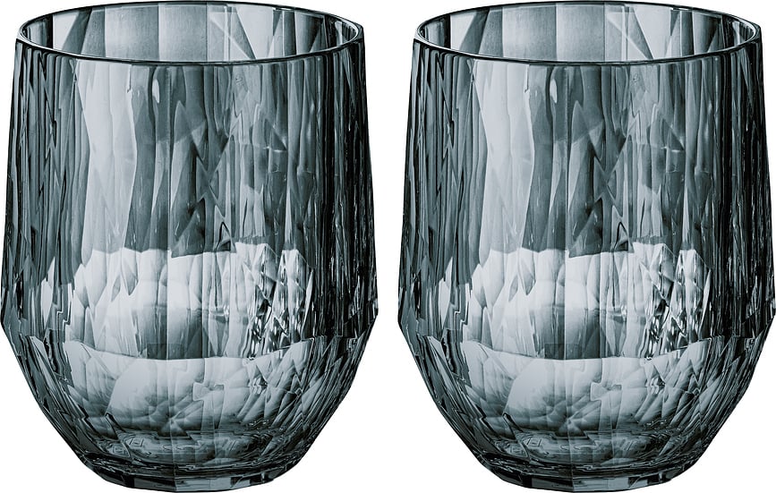 Κούπες Club No. 23 200 ml, διαφανές γκρι, 2 τμχ
