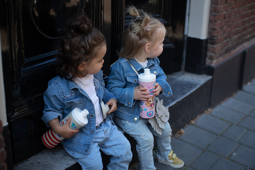 Koziol Bidon Tačke na patrulji, roza