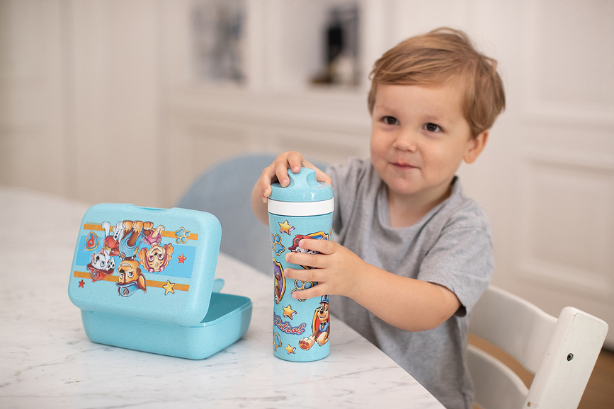 Koziol Boca za piće Psići u ophodnji ružičasta