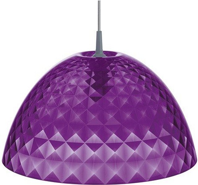 Lampa Stella priehľadná fialová