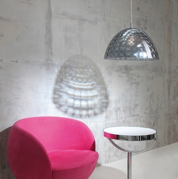Lampa Stella priehľadná fialová