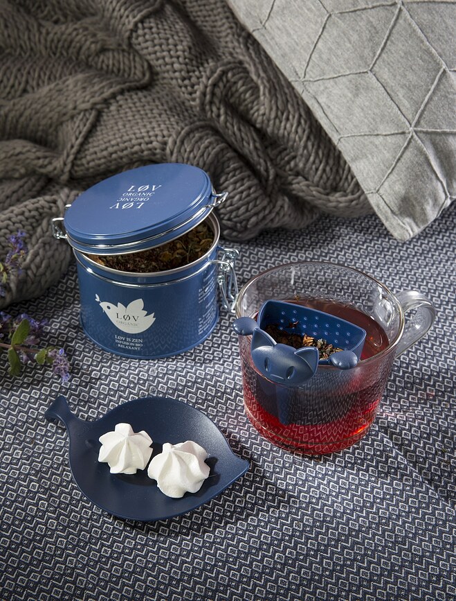 Leaf-On Podstavki za prigrizke, zemeljski toni, 4 kosi