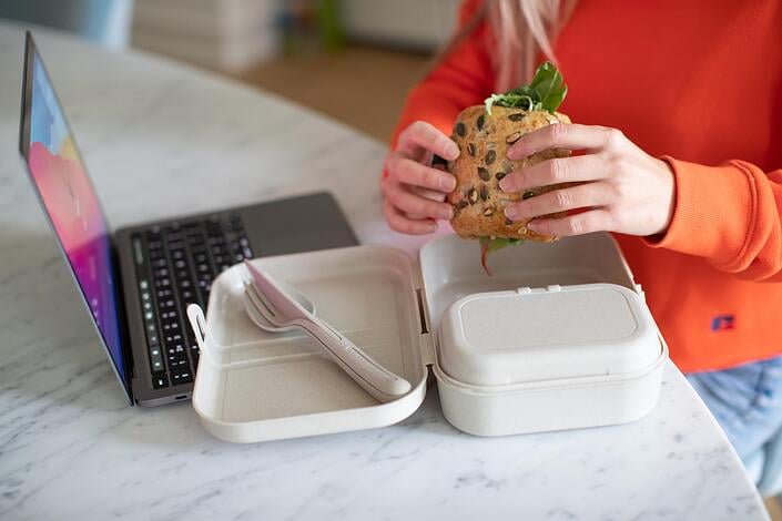 Lunchbox Pascal Organic L z przegródką