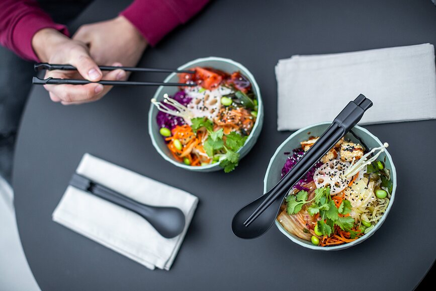 Move Organic Nature Baguettes et Cuillère de voyage, Set 2 pièces