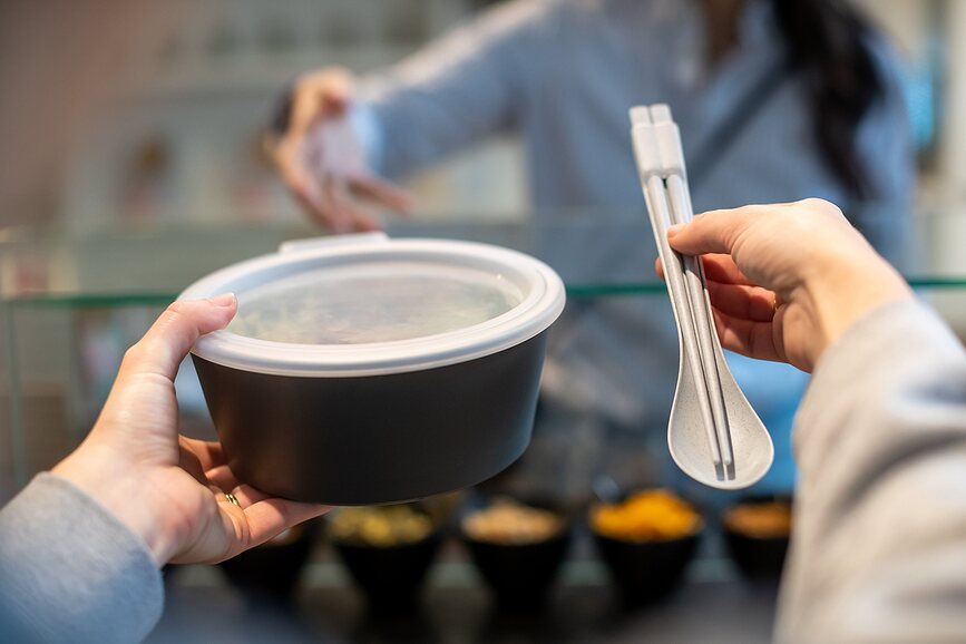 Move Organic Nature Bol avec couvercle, 250 ml