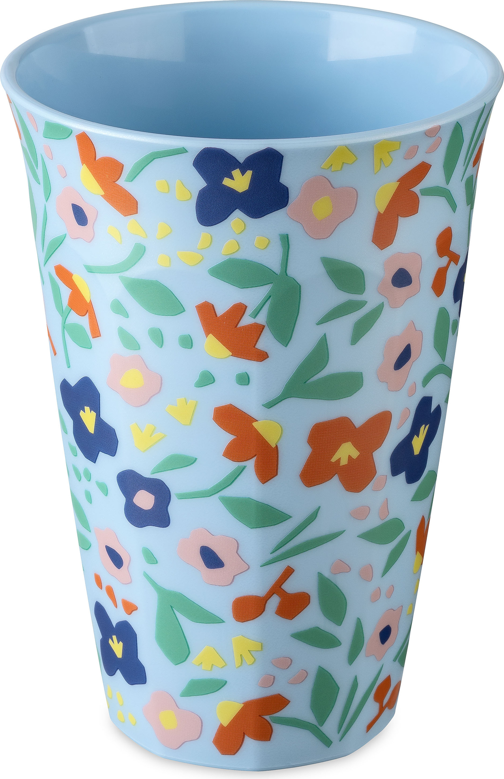 Nora Becher L mit Blumenmuster blau