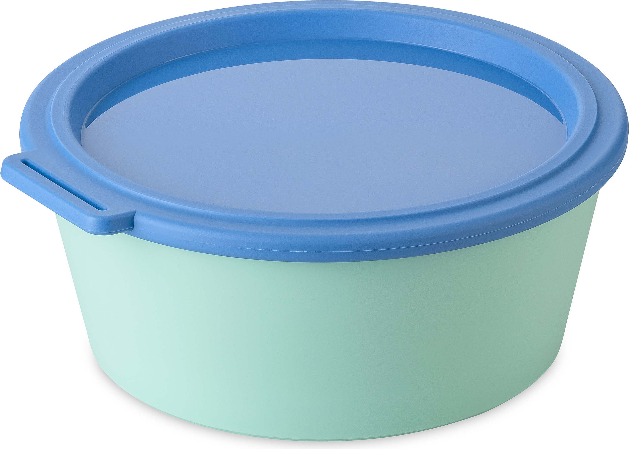Nora Behälter 1,3 l blau-hellgrün mit Deckel
