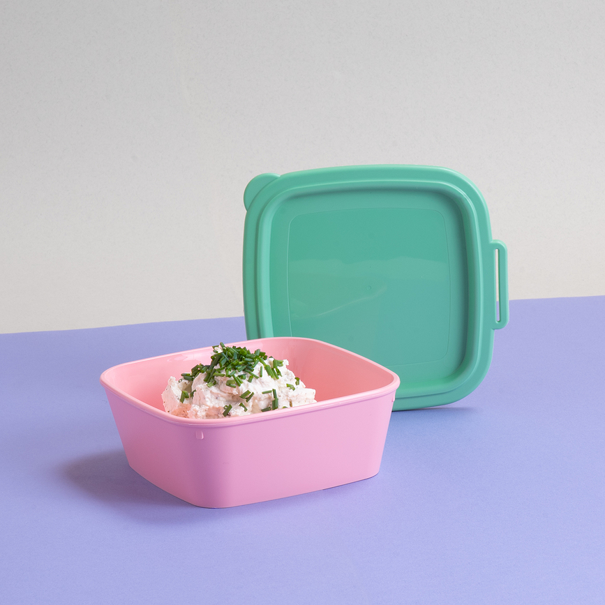 Nora Boîte 750 ml, verte et orange