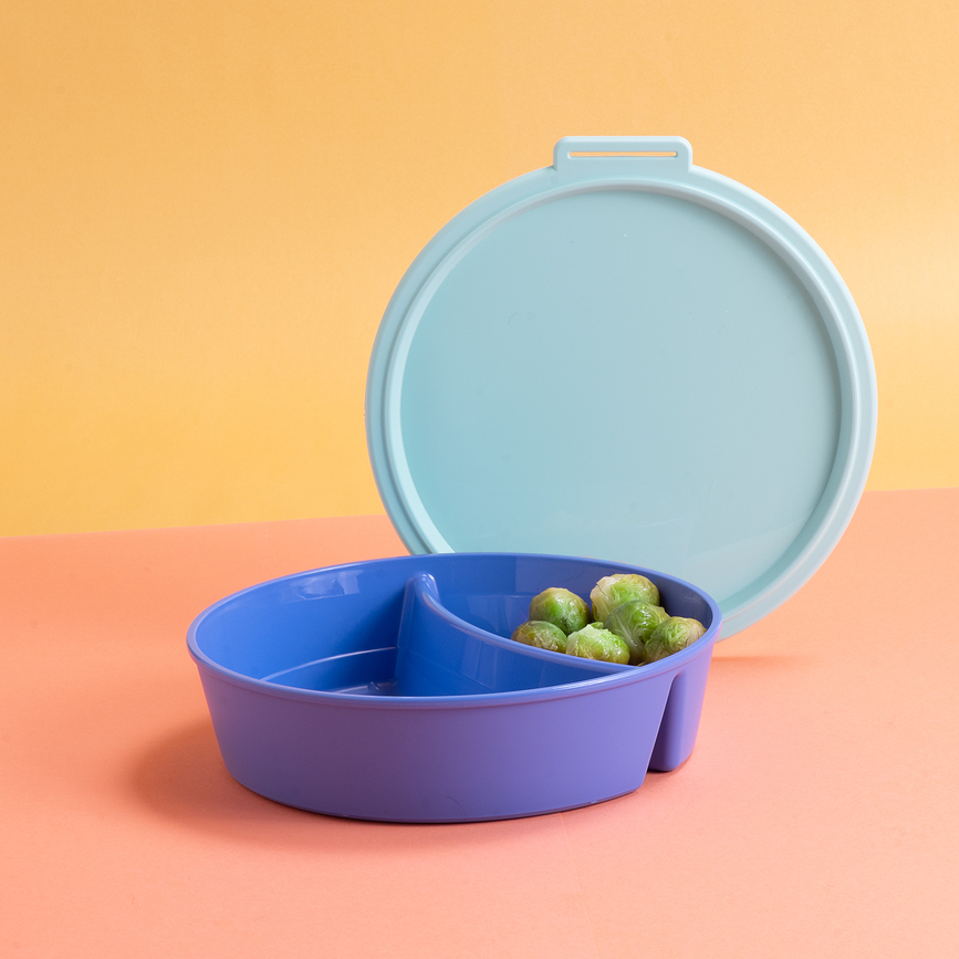 Nora Boîte à Déjeuner 1,1 l, bleu et vert clair