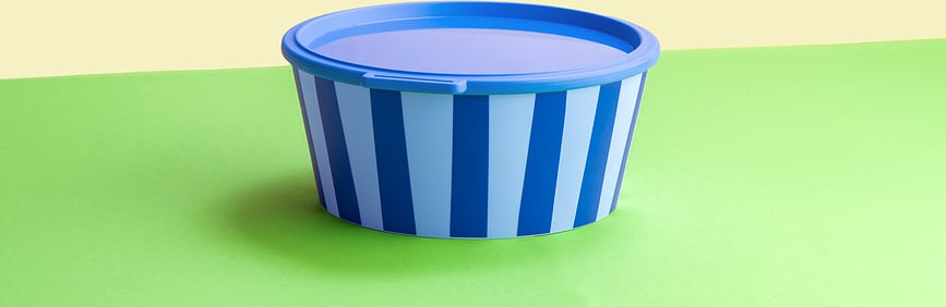 Nora Box Stripes matlåda 2,2 l