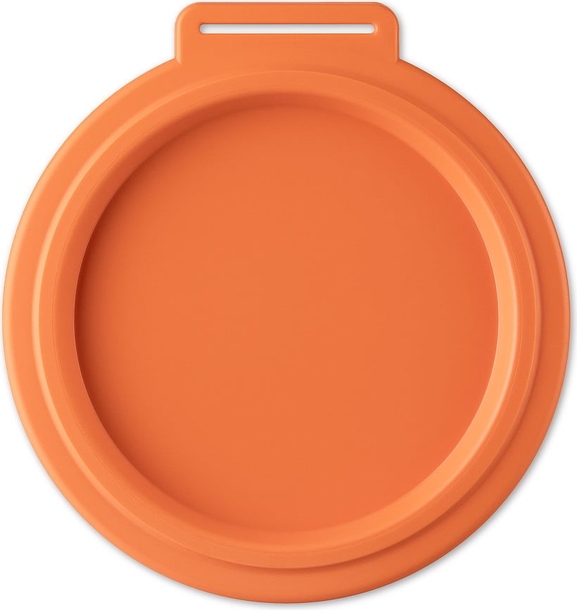 Nora Spremnik s poklopcem 700 ml prugasti narančasto-ružičasti