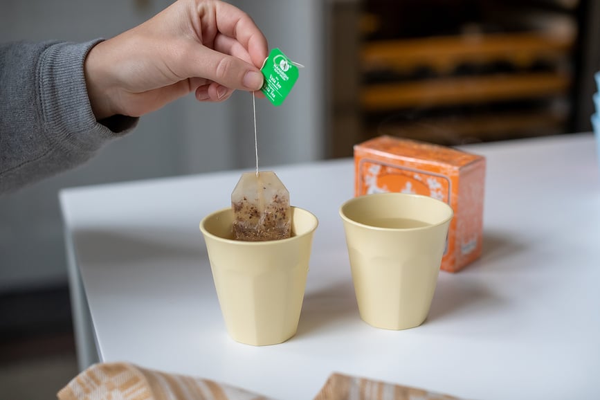 Nora S Šalica pastelno plava