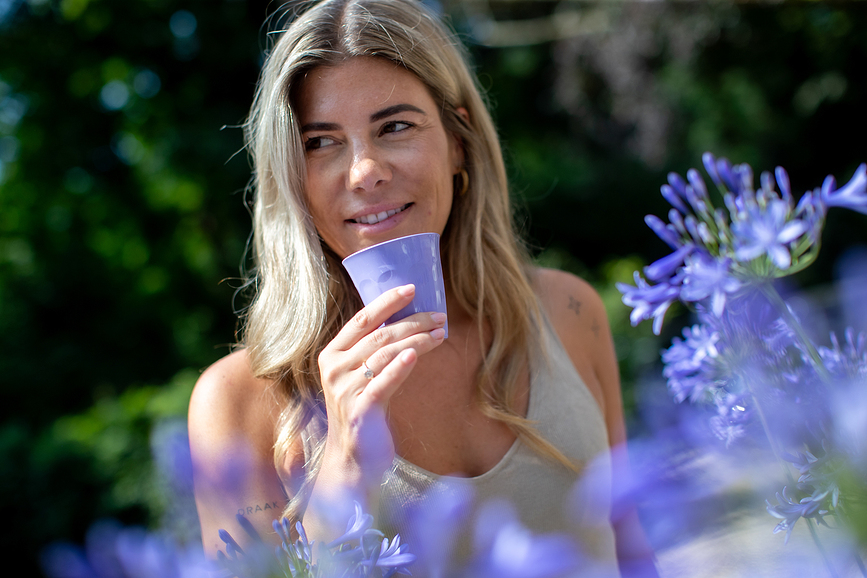 Nora Skodelica S, pastelno modra