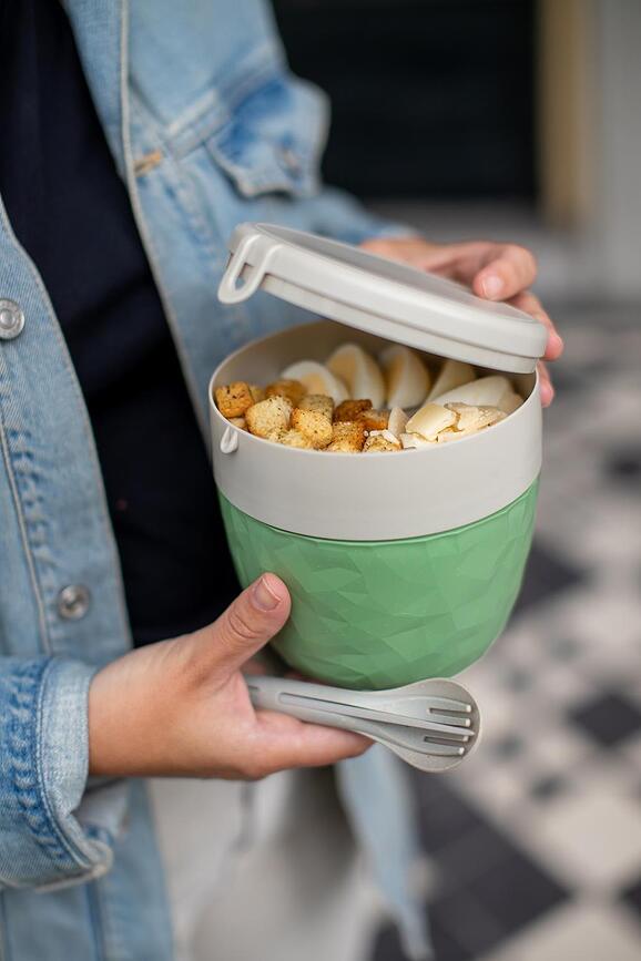 Bentobox Organic Nature L Posoda za malico, zelena