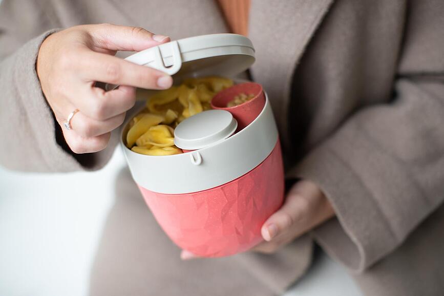 Bentobox Organic Nature L Posoda za malico, zelena