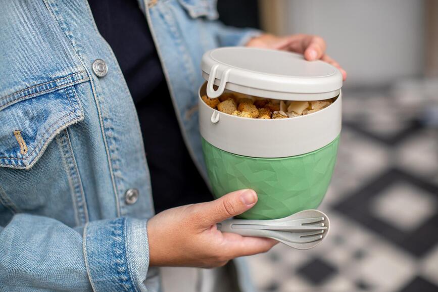 Bentobox Organic Nature L Posoda za malico, zelena