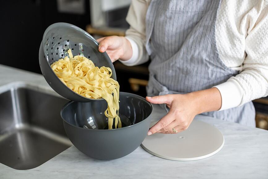 Palsby Organic Nature Bol M, gris