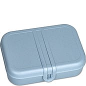 Pascal Organic Lunchbox błękitny L z przegródką