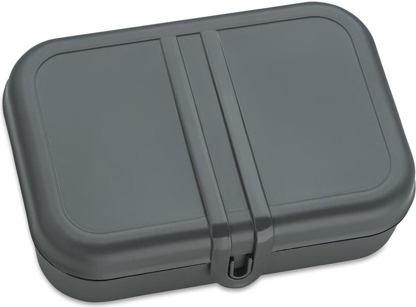 Pascal Organic Lunchbox L grau mit Trennfach