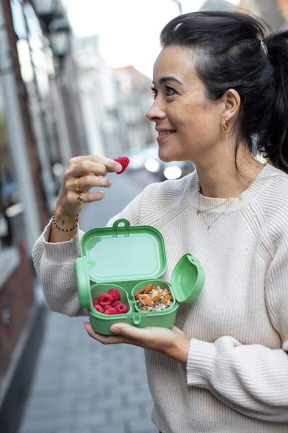 Pascal Ready Organic Boîtes Repas mini, bleues, Lot de 3