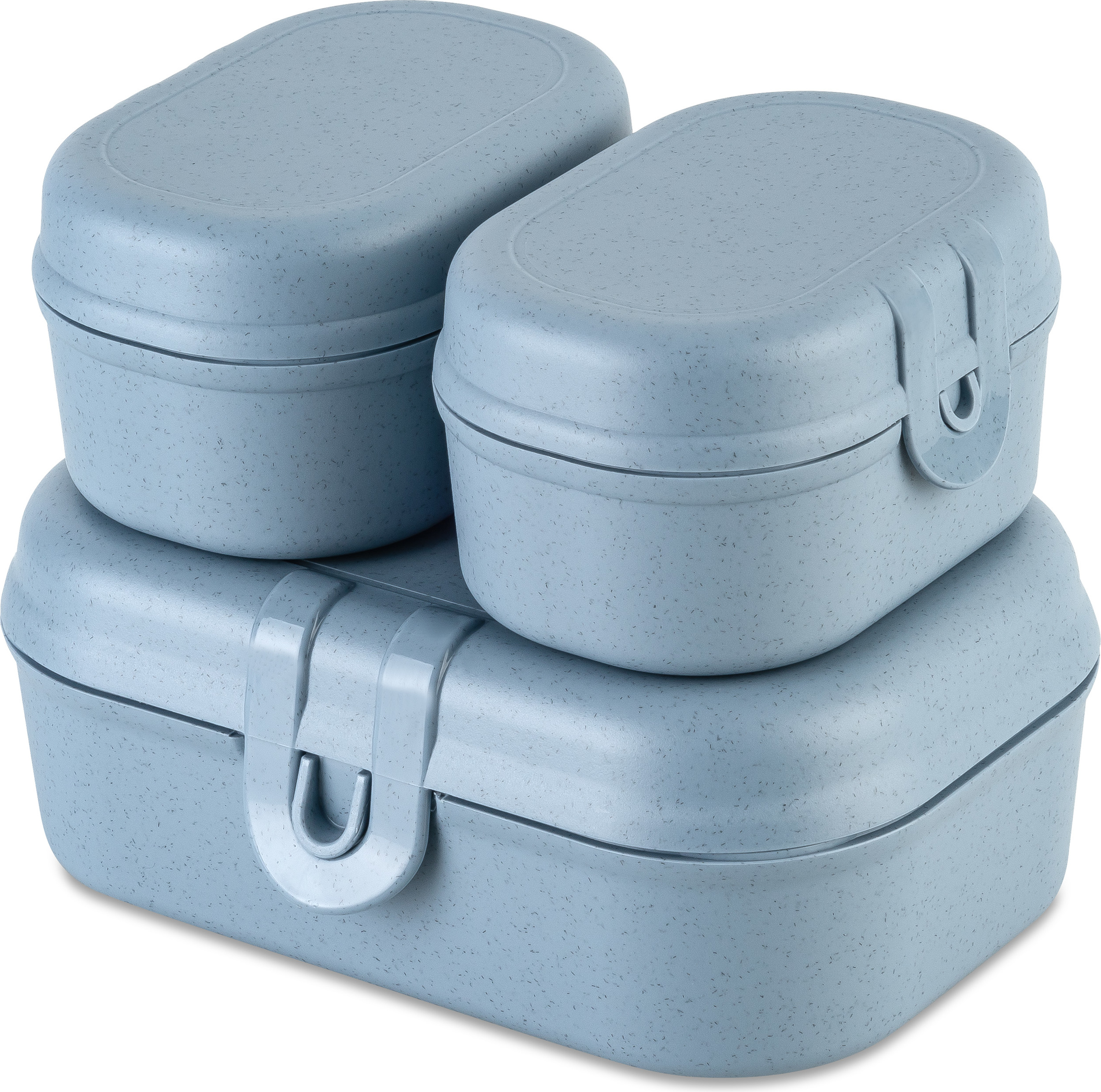 Pascal Ready Organic Lunchboxen mini himmelblau 3 El.