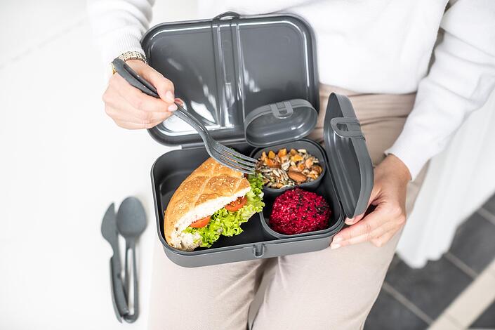 Pascal Ready Organic Lunchboxy ze sztućcami 4 el.