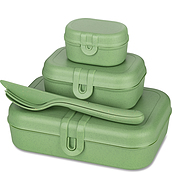Pietų dėžutės Pascal Ready Organic su stalo įrankiais šviesiai žalios spalvos 4 d.