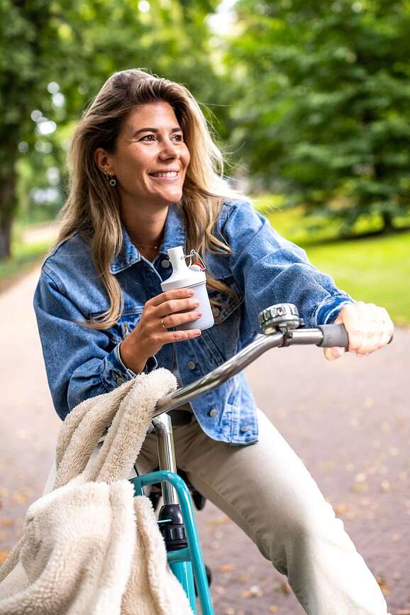 Plopp To Go Mini Organic Boca za vodu 200 ml crvena