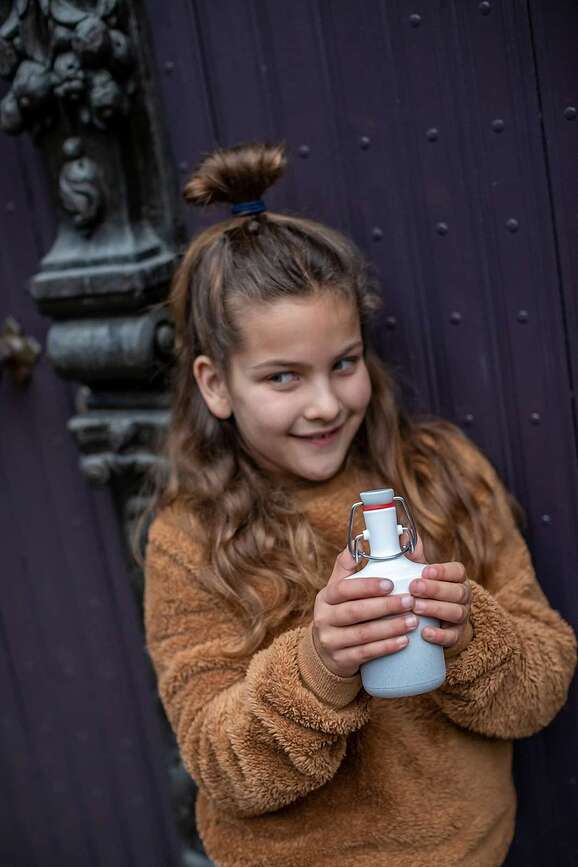 Plopp To Go Mini Organic Μπουκάλι Νερού, 200 ml, κόκκινο